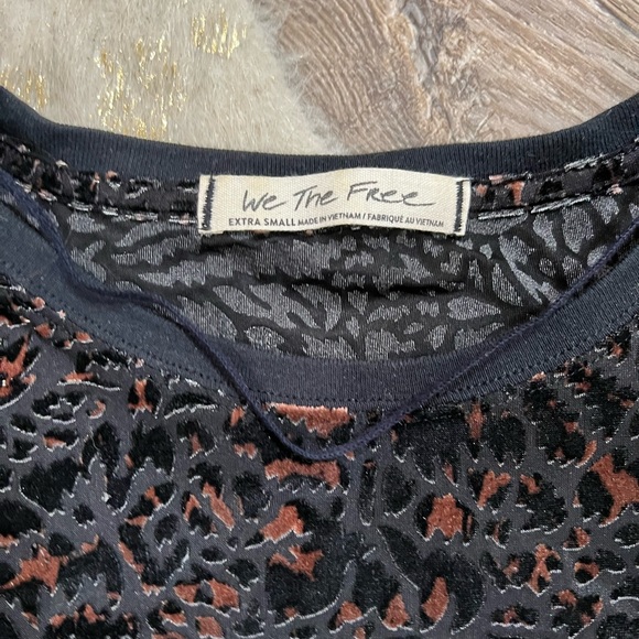 Free people we the free teddy boxy top - Picture 3 of 6